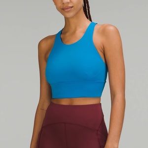 Wunder Train Longline Bra 
Medium Support, C/D Cup - Poolside Blue